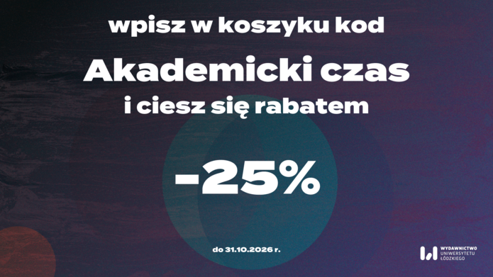 Grafika z informacją o promocji -25% z kodem akademicki czas