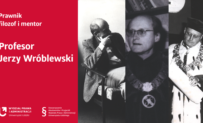 Plansza tytułowa przedstawiająca profesora