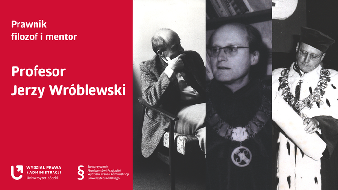Plansza tytułowa przedstawiająca profesora