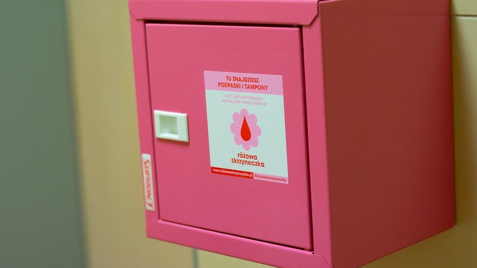 Różowa skrzyneczka