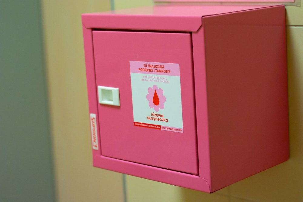 Różowa skrzyneczka