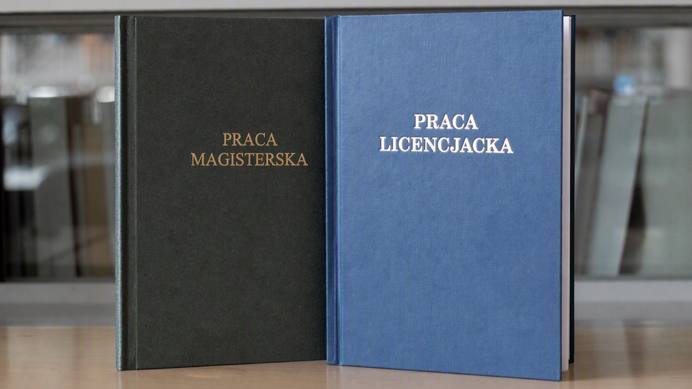 Okładki prac dyplomowych