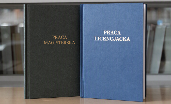 Okładki prac dyplomowych