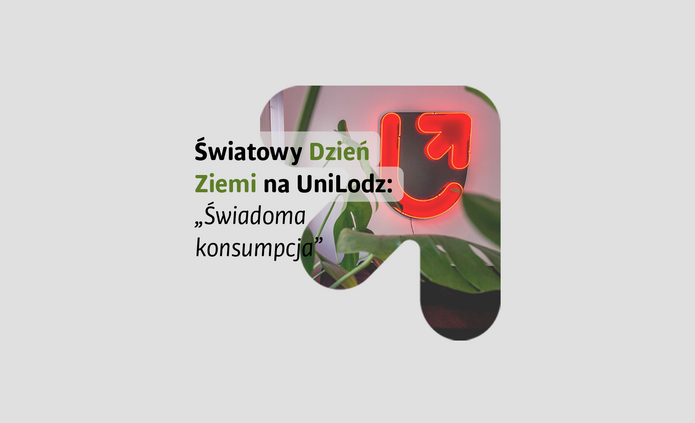 logo of UniLodz with World Earth Day theme