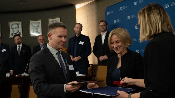 Wręczenie odznaczenia