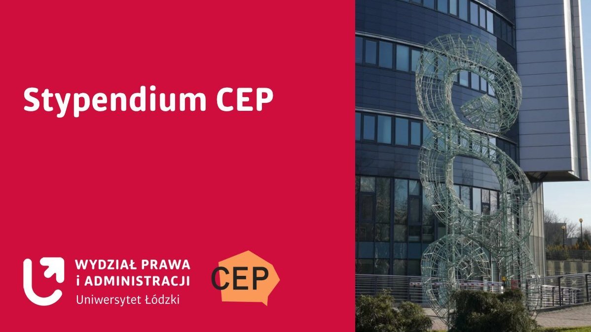 Plansza z tytułem stypendium